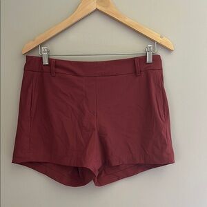 Like new rust Spanx shorts sz M